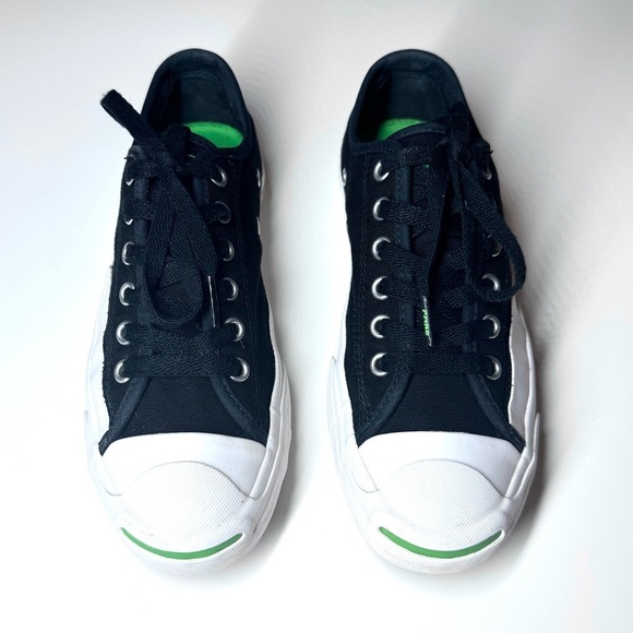 CONVERSE Jack Purcell Low Cut Canvas Sneakers Unisex Size- Women’s 5.5 - Men - 4 - Picture 2 of 10